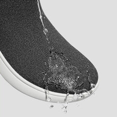 Round-Toe Slip-On Sneaker Boots (Urban Boots)