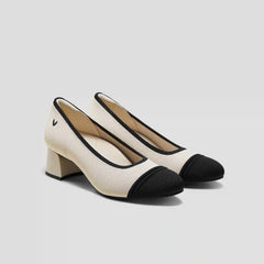 Almond-Toe Stress Free Chunky Heels (Julie Arch Pro)