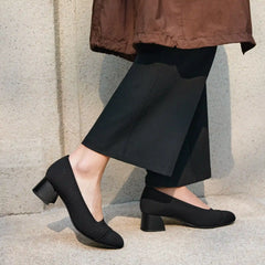 Almond-Toe Stress Free Chunky Heels (Julie Arch Pro)