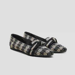 Pointed-Toe Bow Loafers (Michelle 2.0)