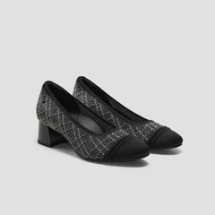 Almond-Toe Stress Free Chunky Heels (Julie Arch Pro)