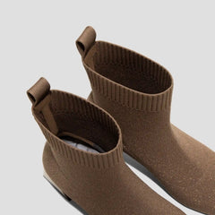 Square-Toe Water-Repellent Block Heeled Boots (Regina Pro)