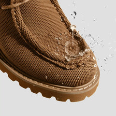 Round-Toe Lug Sole Ankle Boots (Francis)