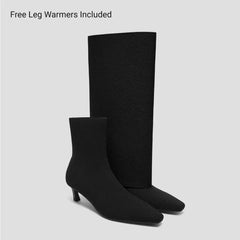 2-in-1 Detachable Mid Heel Boots (Rita)