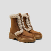 Faux Fur Water-Repellent Lightweight Warm Boots (Terry)