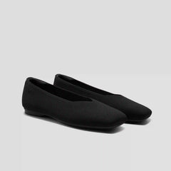 Square-Toe Margot V-Cut Flats (Margot 3.0)