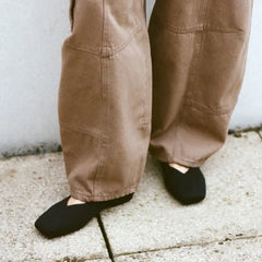Square-Toe Margot V-Cut Flats (Margot 3.0)