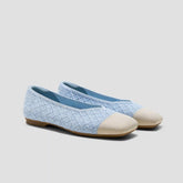 Square-Toe Margot V-Cut Flats (Margot 3.0)