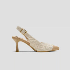 Pointed-Toe Slingback Heels (Addison)