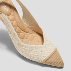 Pointed-Toe Slingback Heels (Addison)
