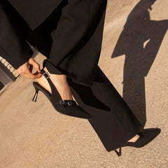 PointEase™ Slingback Heels (Adela)