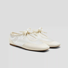 Square-Toe Organza Sneakerinas (Ciara)