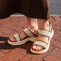 Round-Toe Walker Sandals (Kamber)
