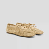 Square-Toe Mesh Flats (Carey)