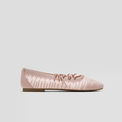 Square-Toe Lace-Up Mary Janes (Miley)