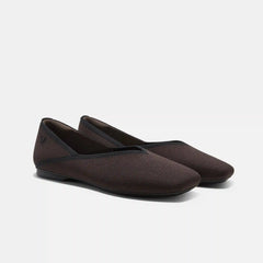Square-Toe Flats (Maro)