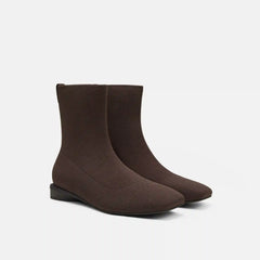 Square-Toe Ankle Boots (Marsa)
