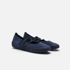 Square-Toe Hybrid Mary Janes (Cecily)