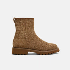 Round-Toe Wool Ankle Boots (Freja)