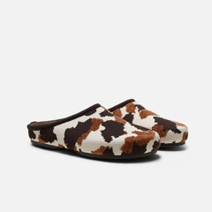 Round-Toe Clog Mules (Buna)