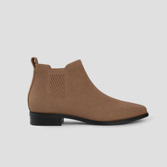 Square-Toe Water-Repellent Ankle Boots (Ryan Pro)