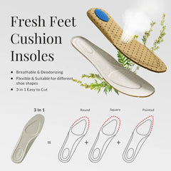 3-in-1 Cuttable Breathable Insoles
