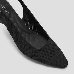 Pointed-Toe Slingback Sandals (Leah Pro)