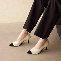 Pointed-Toe Mid Heels (Anna)