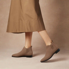 Square-Toe Water-Repellent Ankle Boots (Ryan Pro)