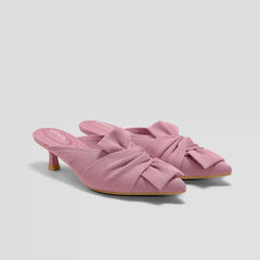 Pointed-Toe Bow Sandals (Samira)