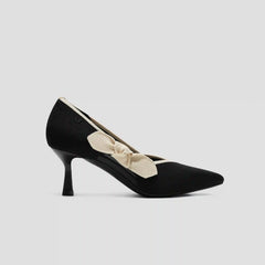 Pointed-Toe Bow Stilettos (Ashley)