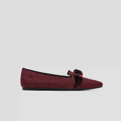 Pointed-Toe Bow Loafers (Michelle 2.0)