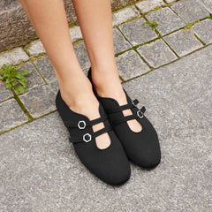 Twin-Strap Flats（Natalie）