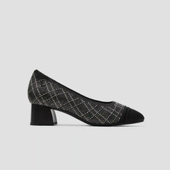 Almond-Toe Stress Free Chunky Heels (Julie Arch Pro)
