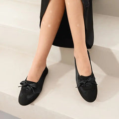 Round-Toe Satin Sneakerina (Yanka)