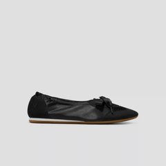 Round-Toe Satin Sneakerina (Yanka)