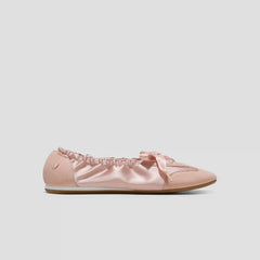Round-Toe Satin Sneakerina (Yanka)