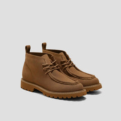 Round-Toe Lug Sole Ankle Boots (Francis)