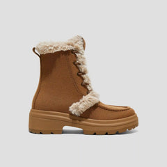 Faux Fur Water-Repellent Lightweight Warm Boots (Terry)