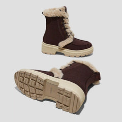 Faux Fur Water-Repellent Lightweight Warm Boots (Terry)