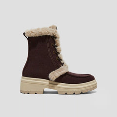 Faux Fur Water-Repellent Lightweight Warm Boots (Terry)