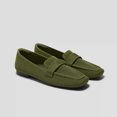 Square-Toe Icon Loafers (Silvie)