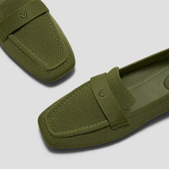 Square-Toe Icon Loafers (Silvie)