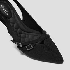 PointEase™ Slingback Heels (Adela)