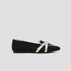 Pointed-Toe Aria Crisscross Loafers (Marvis)