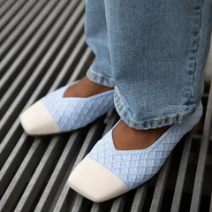 Square-Toe Margot V-Cut Flats (Margot 3.0)