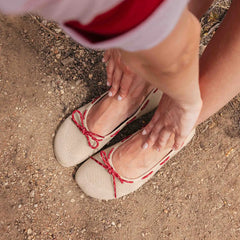 Round-Toe Barefoot Flats (Nika)