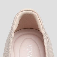 Square-Toe Lace-Up Mary Janes (Miley)