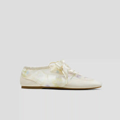 Healing Garden｜Square-Toe Lace-Up Sneakerinas (Cristina)