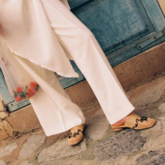 Square-Toe Mesh Sandals (Maura)